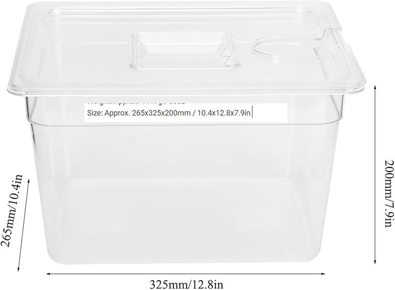 Collapsible 11L Food Grade PC Container With Lid For Precision Cooker Fast Heating Home Kitchen - Image 5