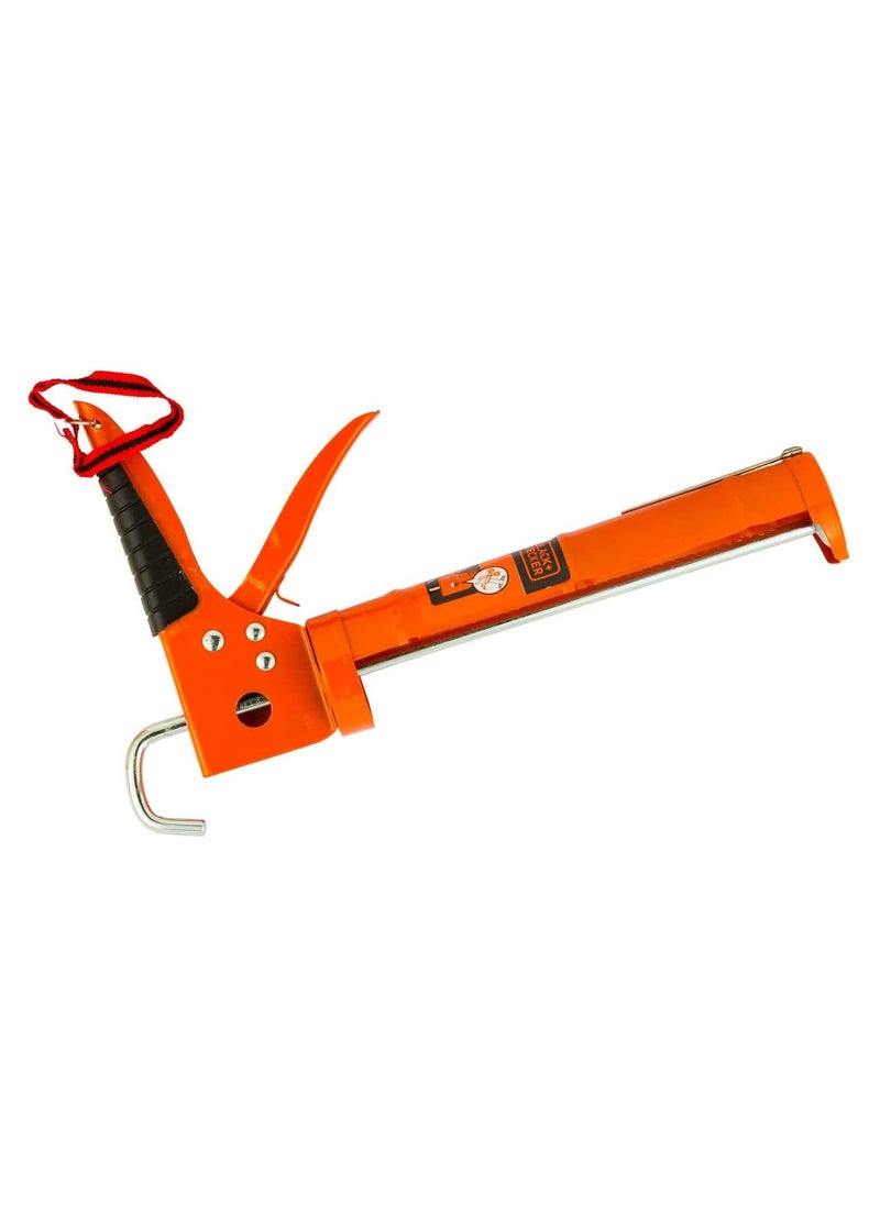 Tactix Silicon gun,Steel Half-Open Caulking Gun, Orange  - Image 2