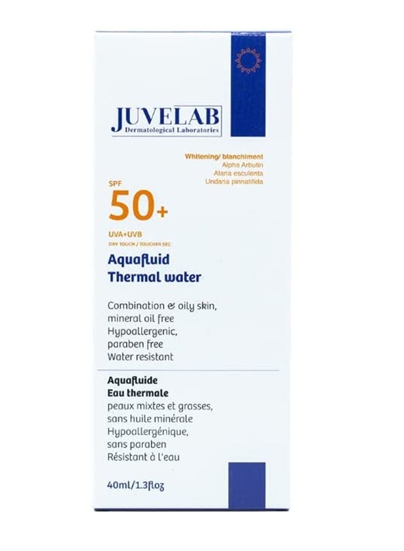 Juvelab Spf50+ Aquafluid Whitening Cream 40 Ml