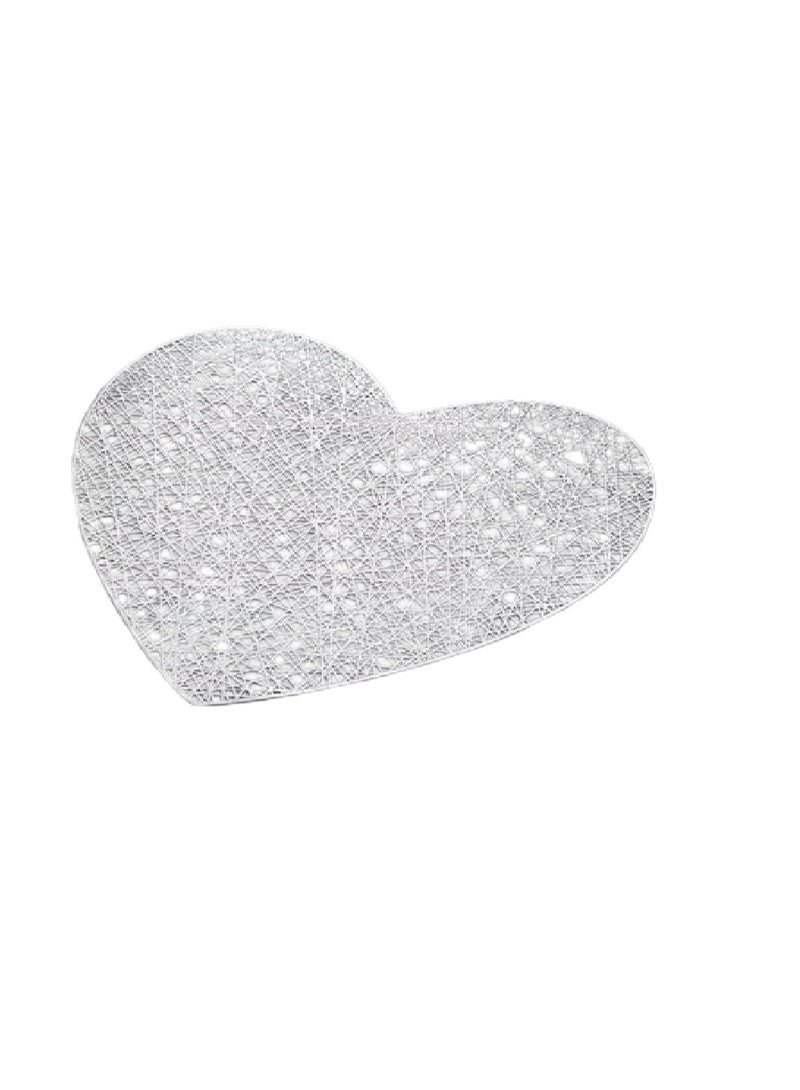 ناكسوس 6 قطع من مفارش الطاولة المقاومة للحرارة والمضادة للانزلاق المصنوعة من البلاستيك PVC المجوف لتزيين الطاولة للحفلات وحفلات الزفاف - Image 1