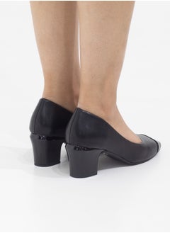 LAMARAPARIS Delilah comfy 5cm heel pointy court shoe black  - Image 4