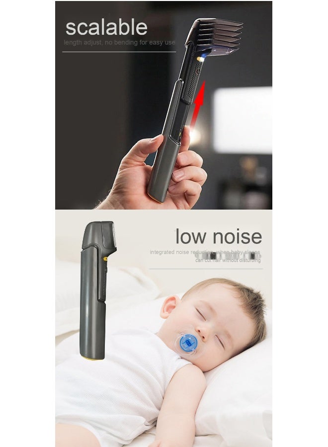 5-in-1 Multifunctional Electric Hair Clipper for Men, Telescopic Hair Trimmer and Shaver - Image 2