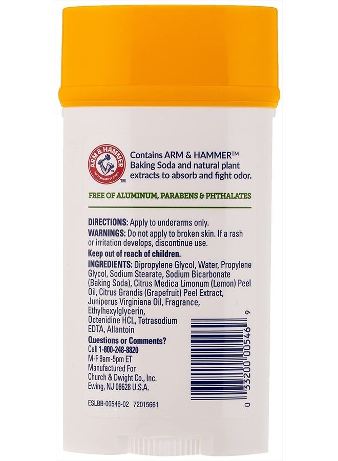 ARM & HAMMER Essentials مزيل العرق الصلب، نظيف (توت العرعر)، عصا عريضة، 2.5 أونصة (عبوة من 3) - Image 2