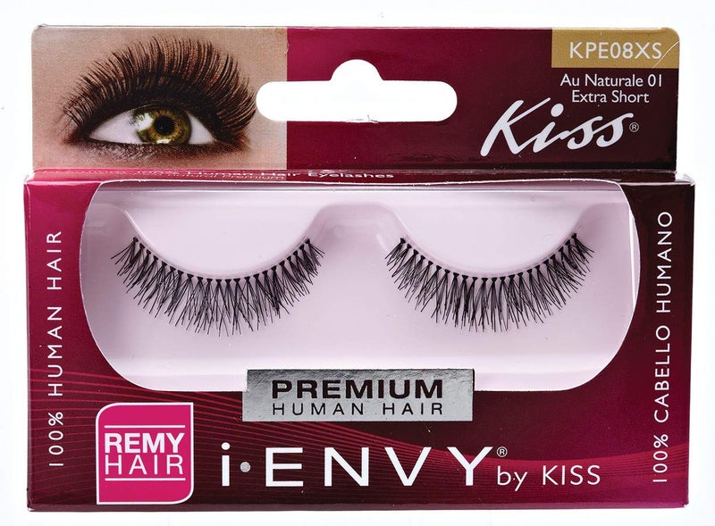 i.Envy Kiss I Envy Au Naturale 01 Classic Style Lashes Short (Pack of 2) - Image 2