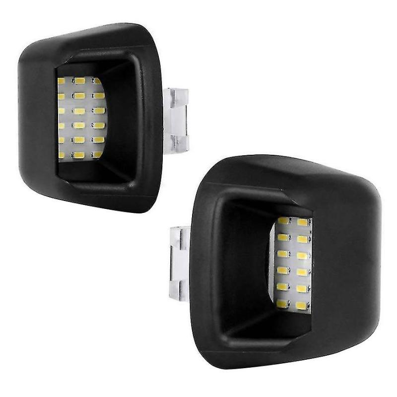 License Plate LED Lights: 18Pcs White 6000K 3W 12V Plastic Black - 100% New Vehicle Lighting for Nissan Navara D40 Frontier 2004-2018 Suzuki Equator ACMAT ALTV - Image 5