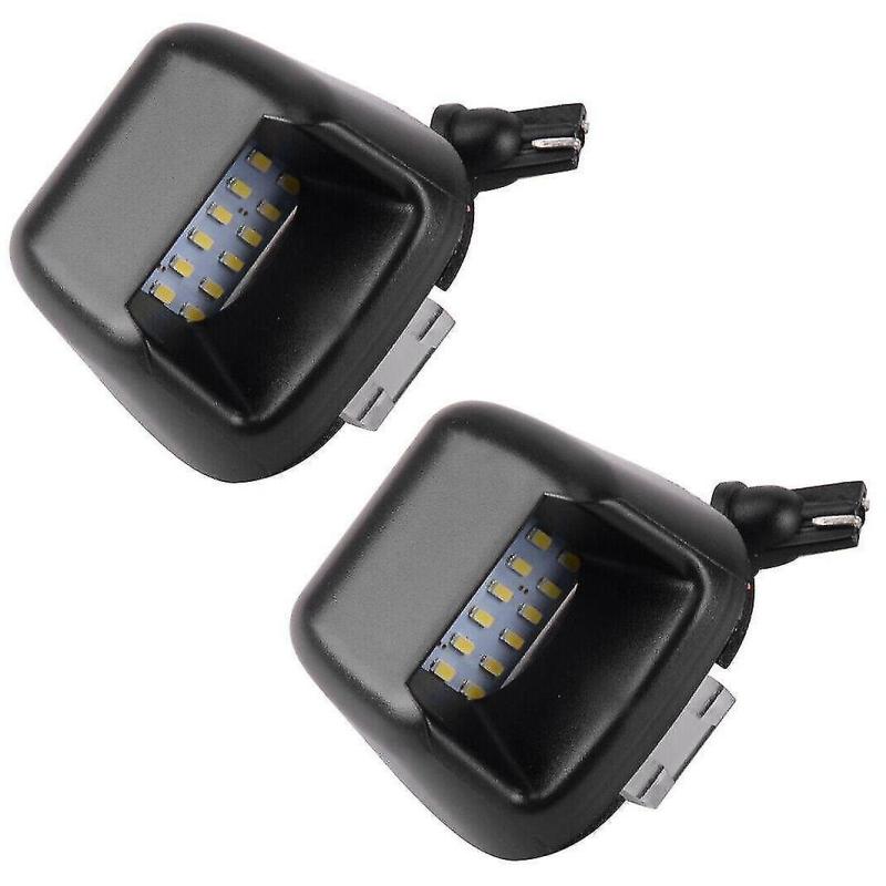 License Plate LED Lights: 18Pcs White 6000K 3W 12V Plastic Black - 100% New Vehicle Lighting for Nissan Navara D40 Frontier 2004-2018 Suzuki Equator ACMAT ALTV - Image 3