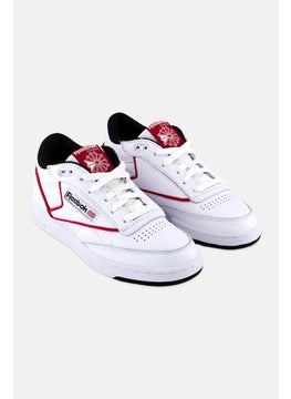 Reebok Kids Boy Club C Lace Up Outdoor Shoes, White  - Image 1