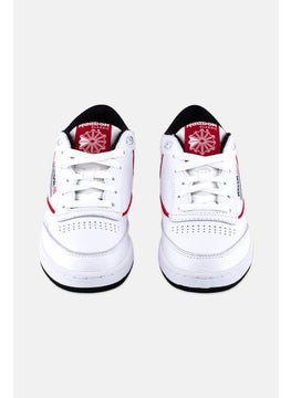 Reebok Kids Boy Club C Lace Up Outdoor Shoes, White  - Image 4