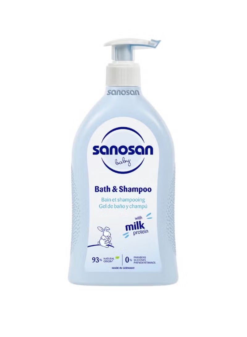 sanosan Baby Bath & Shampoo 500ml - Image 1