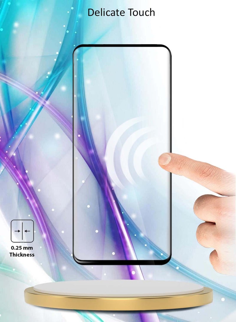 دبليو تيك هواوي ميت 70 برو 5G / 70 RS Ultimate 5G 2024 Premium Edge-Pro E2E Series Full Glue غطاء كامل واقي شاشة من الزجاج المقسى - شفاف / أسود - Image 4