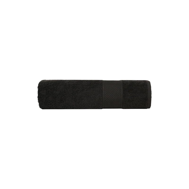 AYUS Cotton for Bath Towel Stripe Beach Towels, Black, (30 x 60 Inches) - 100% Ring Spun Cotton Large Pool Towels, Soft and Quick Dry Swim Towels (Pack of 1) - Image 2