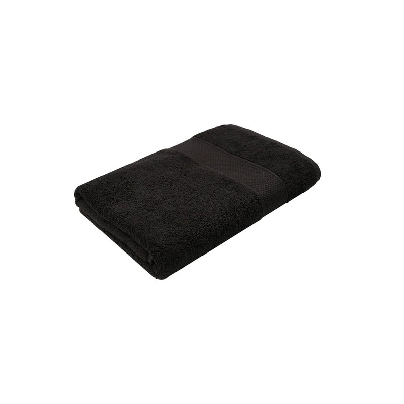 AYUS Cotton for Bath Towel Stripe Beach Towels, Black, (30 x 60 Inches) - 100% Ring Spun Cotton Large Pool Towels, Soft and Quick Dry Swim Towels (Pack of 1) - Image 3