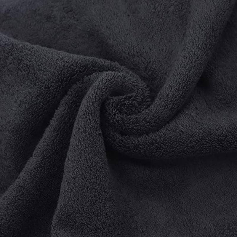 AYUS Cotton for Bath Towel Stripe Beach Towels, Black, (30 x 60 Inches) - 100% Ring Spun Cotton Large Pool Towels, Soft and Quick Dry Swim Towels (Pack of 1) - Image 5