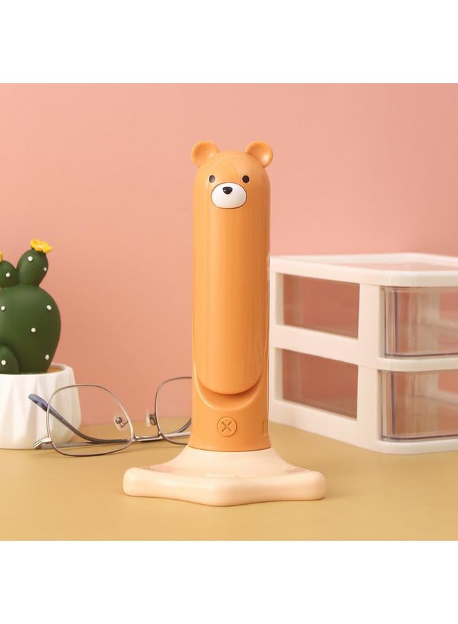 Bluejw New Cute Bear Folding Desk Lamp Student Learning Desktop Reading Lamp Dormitory Bedroom Eye Protection USB Rechargeable Desk Lamp - Image 1