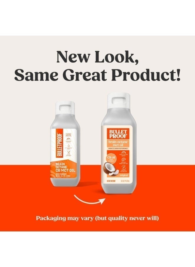 Bulletproof Brain Octane C8 MCT Oil 16oz - Image 3