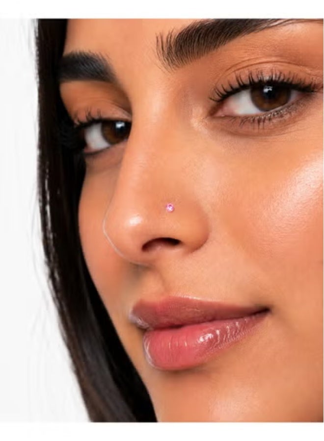 veya 60-Piece Stainless Steel Nose Stud Set with Multicolor Crystal Stones, Small Elegant Nose Piercing Jewelry for Daily Wear - Image 4