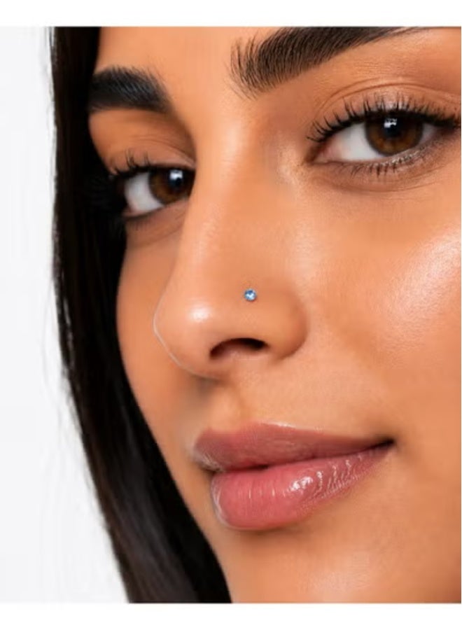 veya 60-Piece Stainless Steel Nose Stud Set with Multicolor Crystal Stones, Small Elegant Nose Piercing Jewelry for Daily Wear - Image 5