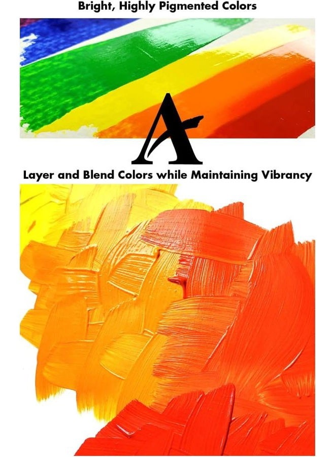 Grumbacher Academy Acrylic Paint, Gloss, 90ml/3 oz Metal Tube, Alizarin Crimson - Image 4