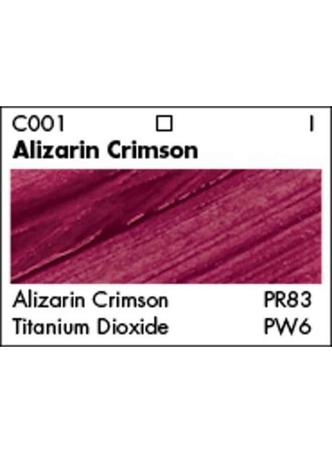 Grumbacher Academy Acrylic Paint, Gloss, 90ml/3 oz Metal Tube, Alizarin Crimson - Image 2