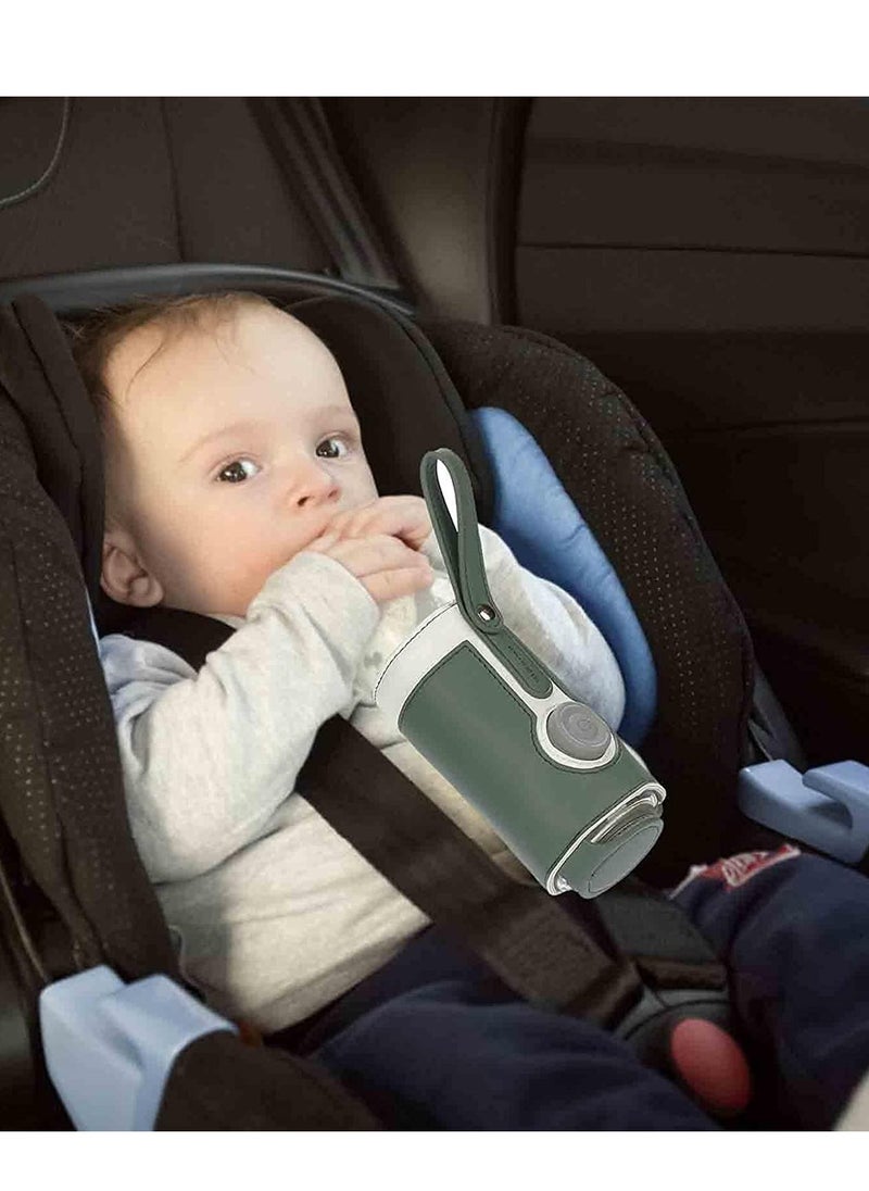 Generic - Baby Bottle Warmer,Portable Baby Bottle Heater, USB Milk Heat Keeper with 3 Grades of Temperature Adjustment, for Baby Night Feeding, Traveling, Outing, Driving Breast Milk Warmer - Image 1