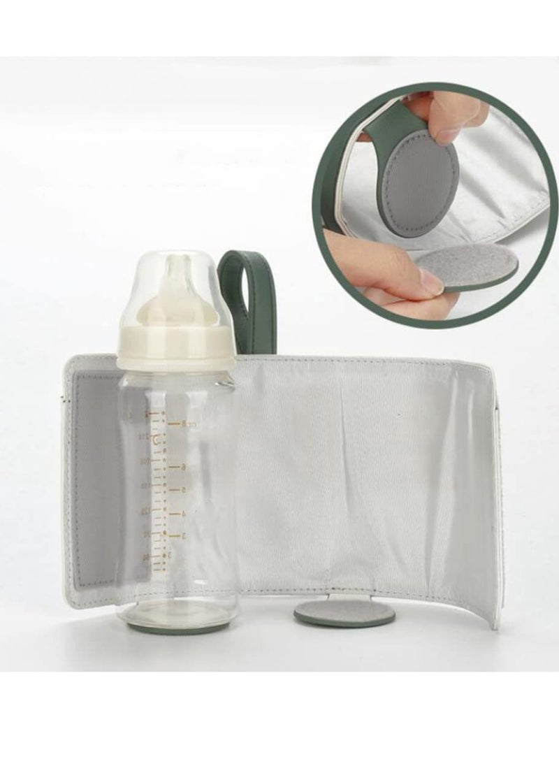 Generic - Baby Bottle Warmer,Portable Baby Bottle Heater, USB Milk Heat Keeper with 3 Grades of Temperature Adjustment, for Baby Night Feeding, Traveling, Outing, Driving Breast Milk Warmer - Image 1