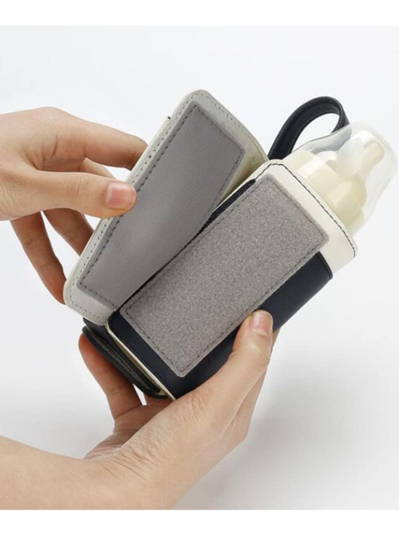 Generic - Baby Bottle Warmer,Portable Baby Bottle Heater, USB Milk Heat Keeper with 3 Grades of Temperature Adjustment, for Baby Night Feeding, Traveling, Outing, Driving Breast Milk Warmer - Image 1