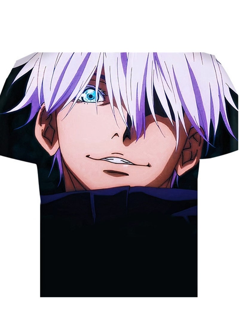 Anime cartoon Jujutsu Kaisen 3D digital printing personalized breathable T-shirt - Image 2