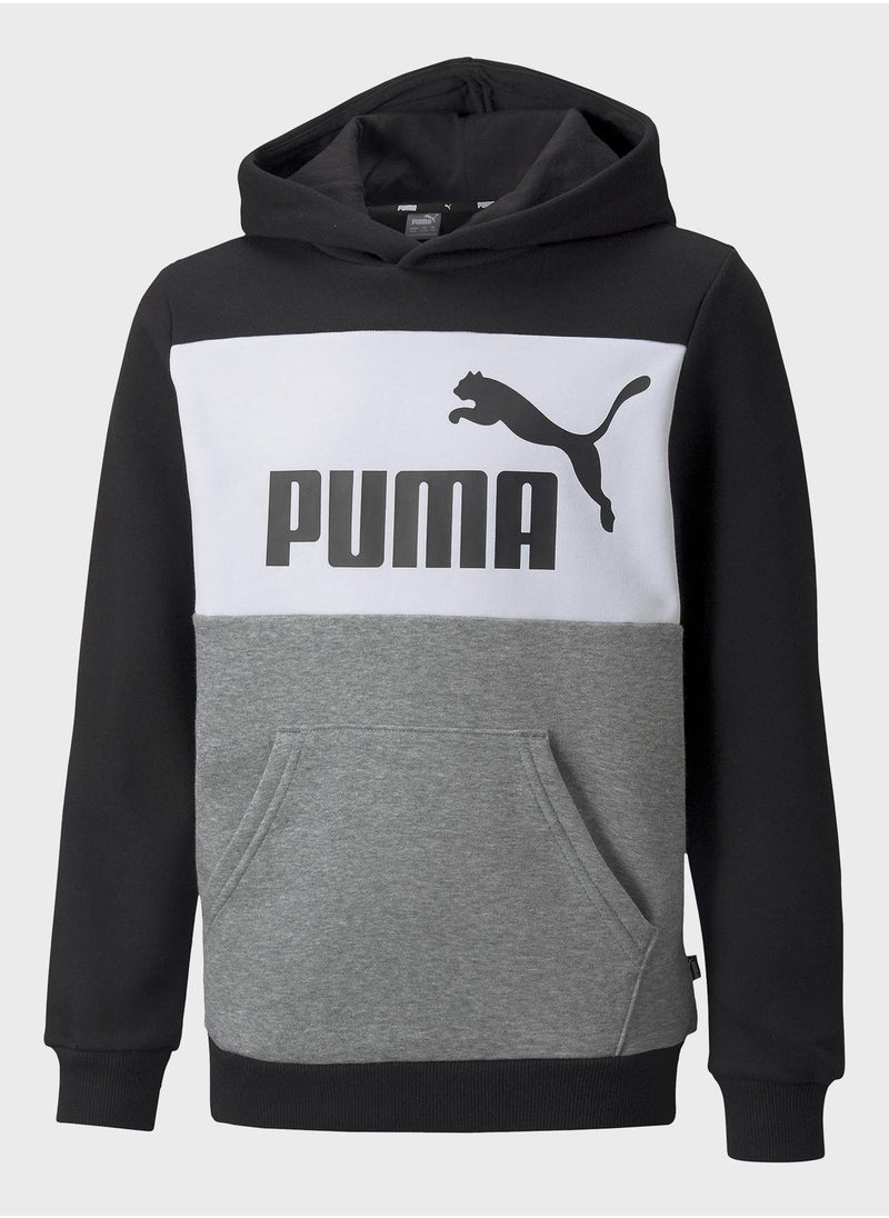 PUMA - Kids Essential Block Hoodie Fl - Image 1