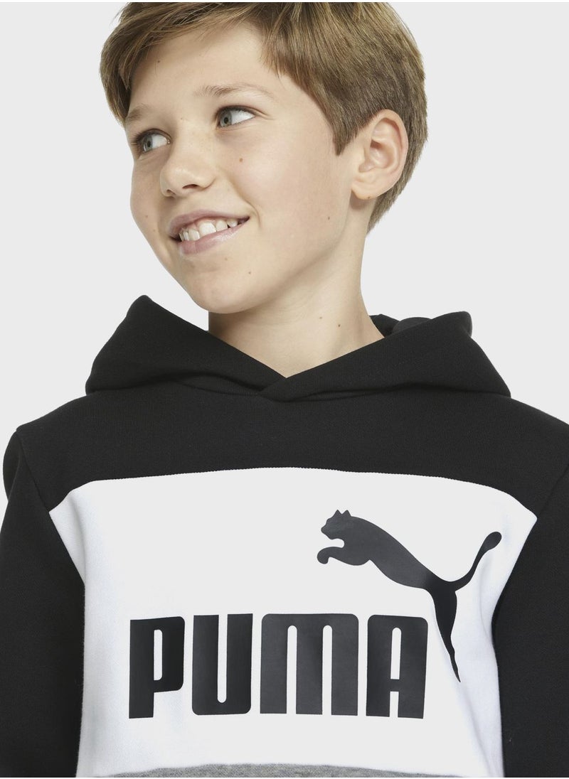 PUMA - Kids Essential Block Hoodie Fl - Image 1