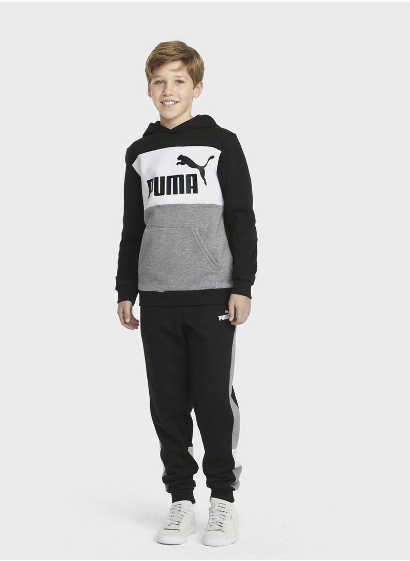 PUMA - Kids Essential Block Hoodie Fl - Image 1