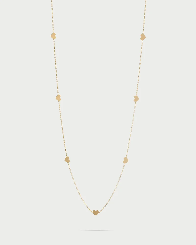 Rue Des Mill Eleven Hearts necklace