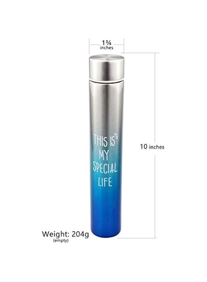 Insulated Water Bottle, Coffee Thermos Mug, Double Wall Vacuum Insulation, Fashion Style Skinny Mini Slim Stainless Steel Water Bottle, 8.5 Oz (250ml) - Image 1