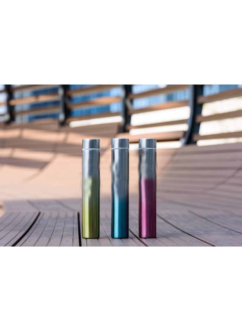 Insulated Water Bottle, Coffee Thermos Mug, Double Wall Vacuum Insulation, Fashion Style Skinny Mini Slim Stainless Steel Water Bottle, 8.5 Oz (250ml) - Image 5
