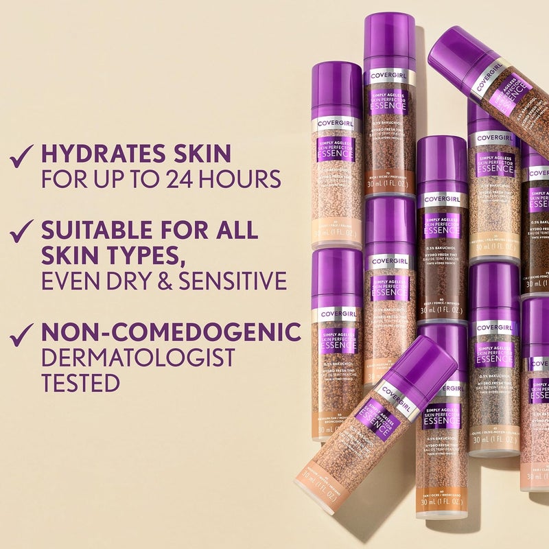 CoverGirl كفر جير سيمبلي إيجليس سكين بيرفكتور إيسنس فاونديشن - متوسط-تان - Image 5