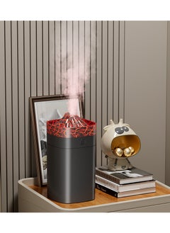 Generic Novelty Volcano-Style Humidifier and Aroma Diffuser: Home & Office Portable Model with Colorful Ambient Lights  - Image 2