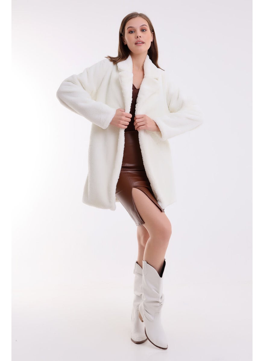 Win Moda - Plush Jacket Lined with Imported Plush Fur - Image 1