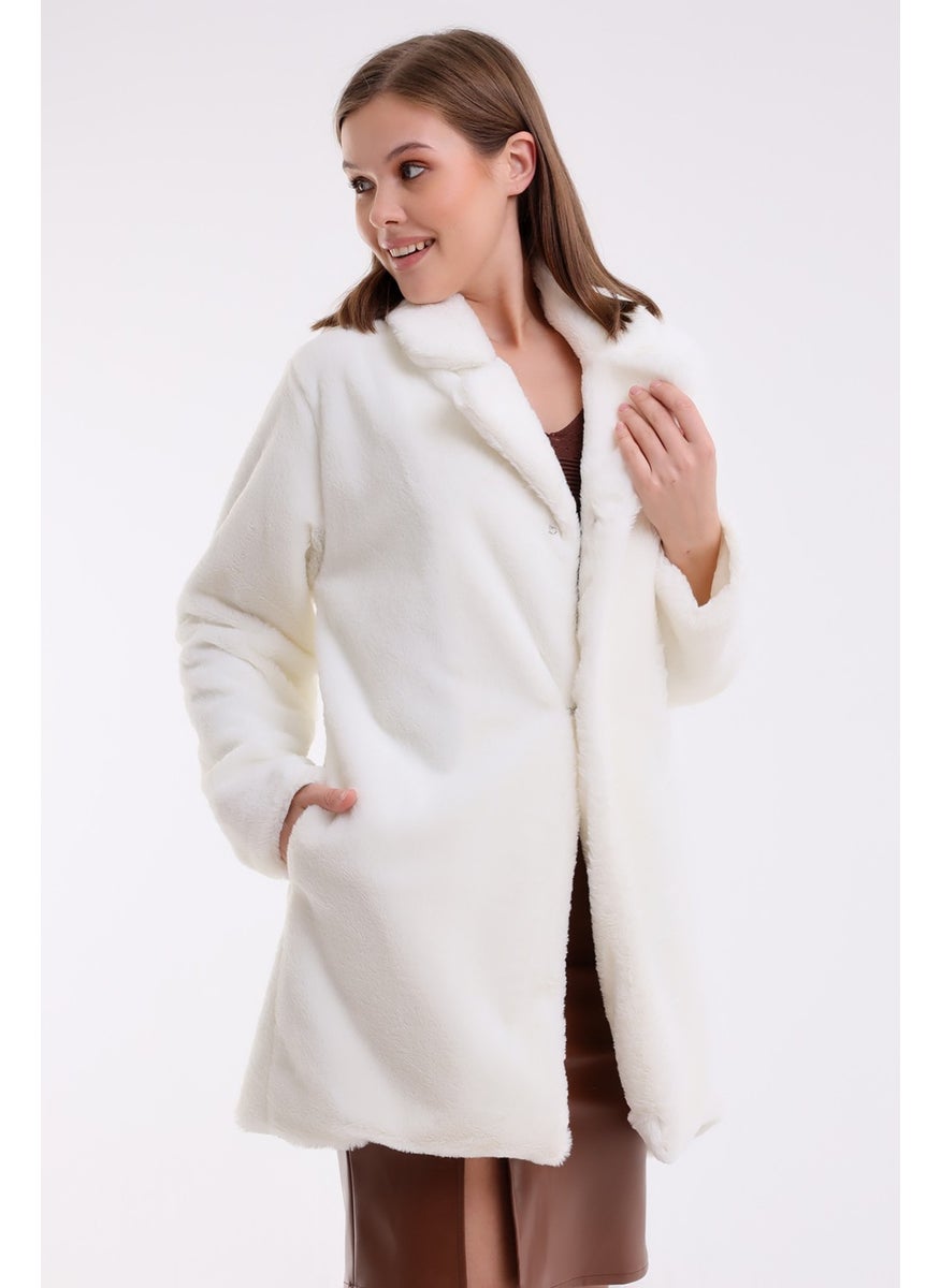 Win Moda - Plush Jacket Lined with Imported Plush Fur - Image 1