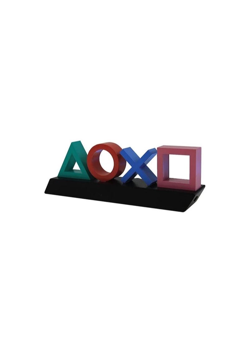 "PlayStation  Desk (Triangle, Circle, Cross, Square)  Decor – Gaming Room Accessory with PS Symbols - Image 2