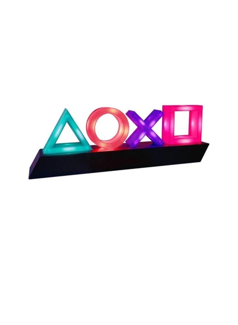 "PlayStation  Desk (Triangle, Circle, Cross, Square)  Decor – Gaming Room Accessory with PS Symbols - Image 4