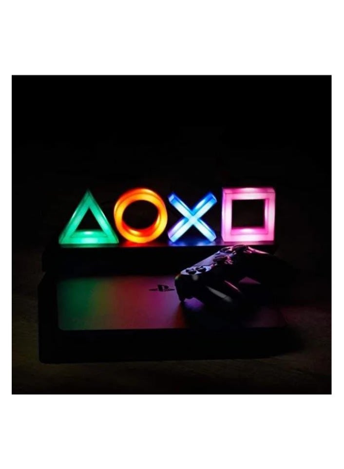 "PlayStation  Desk (Triangle, Circle, Cross, Square)  Decor – Gaming Room Accessory with PS Symbols - Image 3
