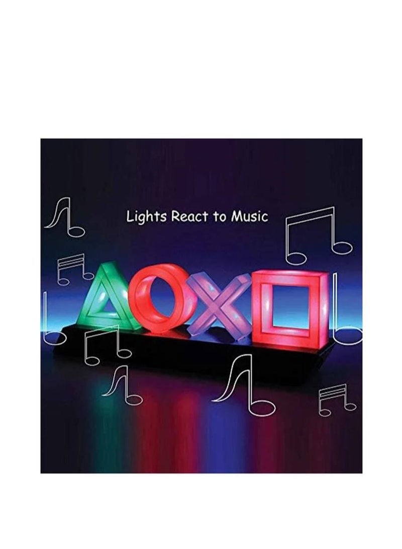 "PlayStation  Desk (Triangle, Circle, Cross, Square)  Decor – Gaming Room Accessory with PS Symbols - Image 5