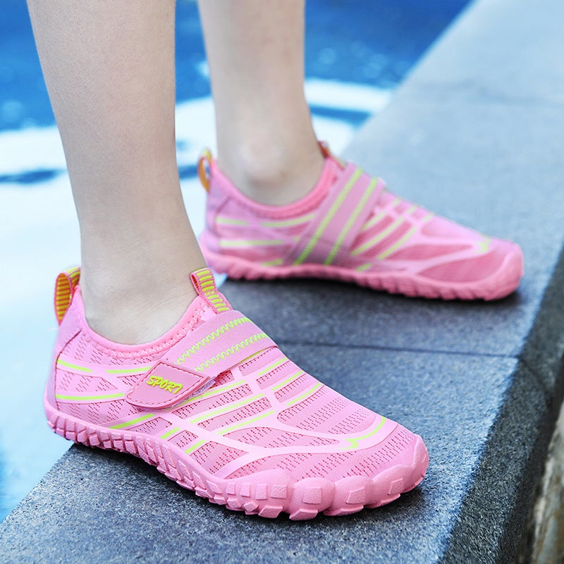 Children''s Beach Shoes, Non-Slip Wading Shoes, Boys and Girls Breathable Shoes, Swimming Shoes, River Tracing Shoes, Five-Finger Shoes, Quick-Drying Water Play Shoes - Image 1