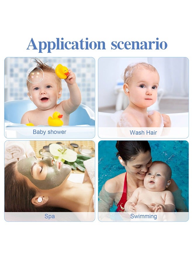 Sefudun Waterproof Ear Protector Cover 60pcs， for Swimming Shower Ear Protectors with Ear Plugs for Kids Newborn Disposable Ear Covers for Shower Surfing Snorkeling and Other Water Sports - Image 5