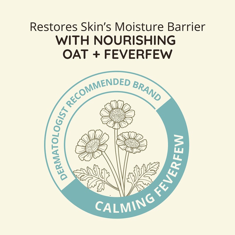 Aveeno Calm + Restore Redness Relief Foaming Cleanser, Daily Facial Cleanser With Calming Feverfew to Help Reduce the Appearance of Redness, Hypoallergenic & Fragrance-Free, 6 fl. oz - Image 5