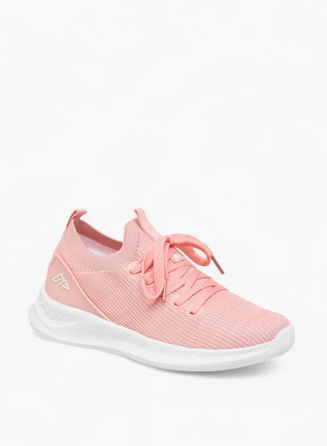 Oaklan by Shoexpress Textured Sports Shoes with Lace-Up Closure