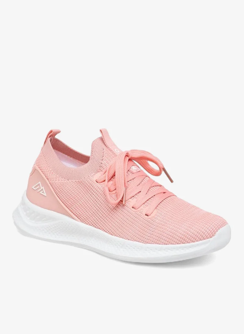 Oaklan by Shoexpress Textured Sports Shoes with Lace-Up Closure