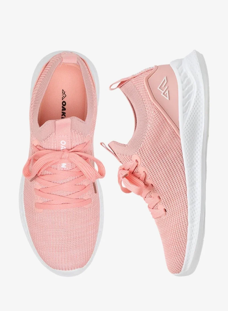 Oaklan by Shoexpress Textured Sports Shoes with Lace-Up Closure