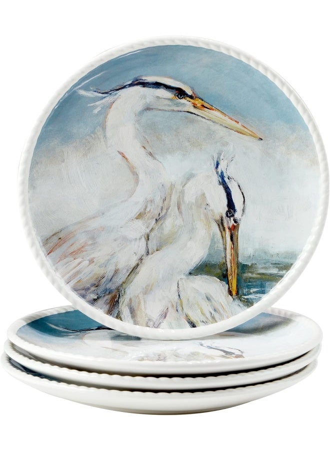 Certified International Shorebirds 16 Piece Dinnerware Set Service for 4 Multicolored - Image 2