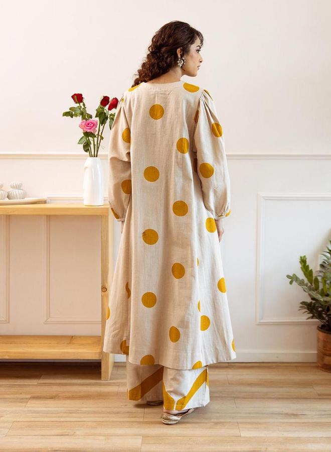 آي شين مجموعة من بنطال وكورتا بطبعة هندسية - Image 5