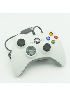 XBOX360 Game Handle Wired Handle Computer Steam Multifunctional 5 In 1 Drive-free Vibration Direct Sales-Product Color:White + Multifunctional (bare Metal)